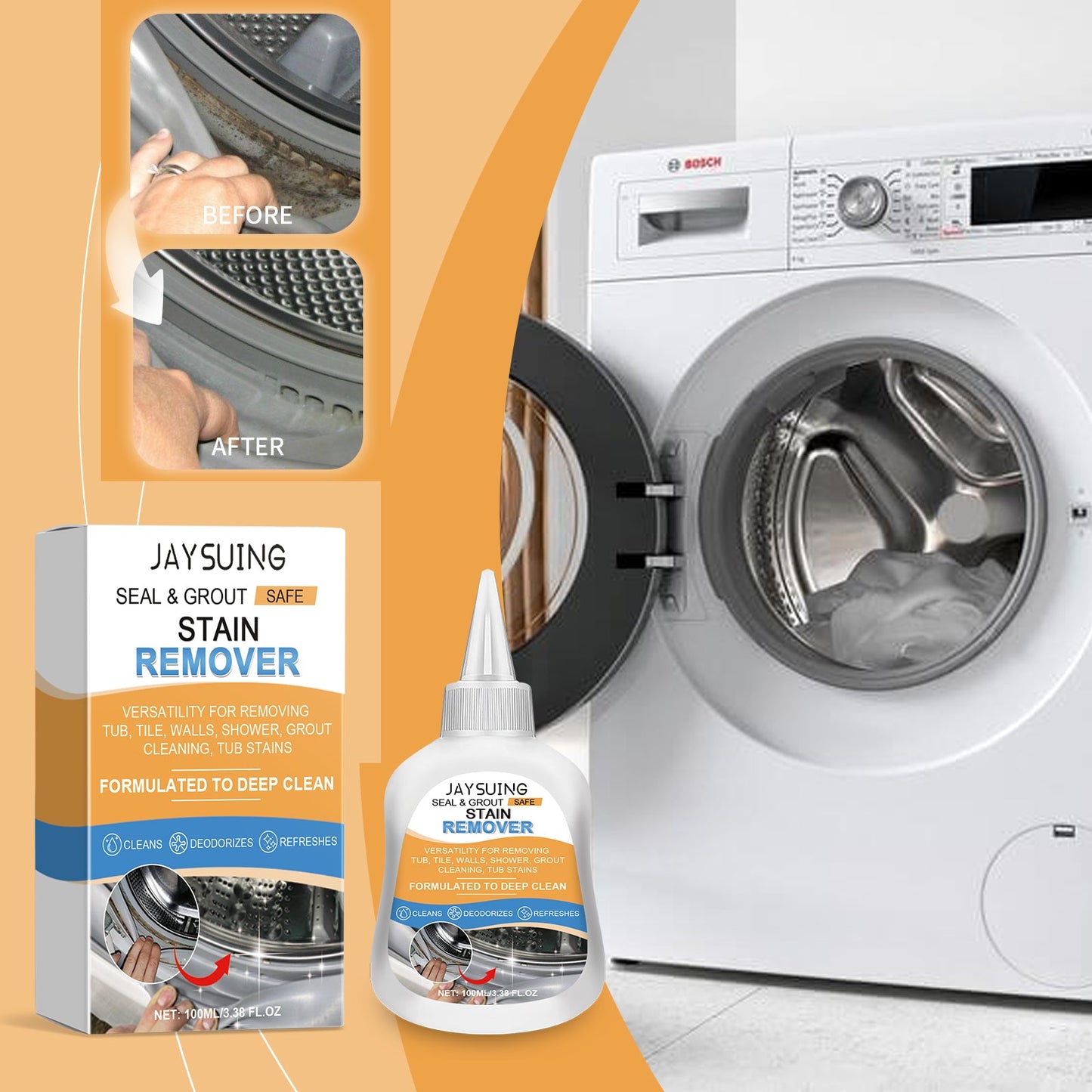 Decontamination Cleaner Roller Washing Machine Slot Bathroom Shower Stains Multi - Functional Clean Decontamination - DivineLink1 | Electronics, Fitness, Household Essentials | Shop