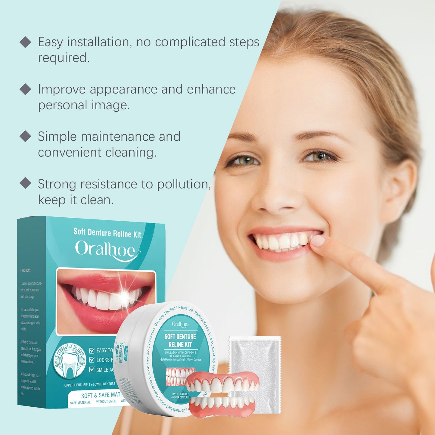 Denture Retouching Set, Denture Retouching Set Comfortable And Beautiful Between Teeth - DivineLink1 | Electronics, Fitness, Household Essentials | Shop