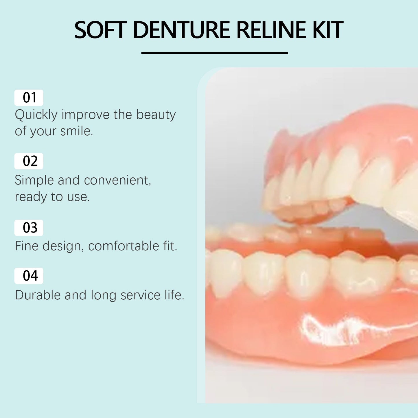 Denture Retouching Set, Denture Retouching Set Comfortable And Beautiful Between Teeth - DivineLink1 | Electronics, Fitness, Household Essentials | Shop