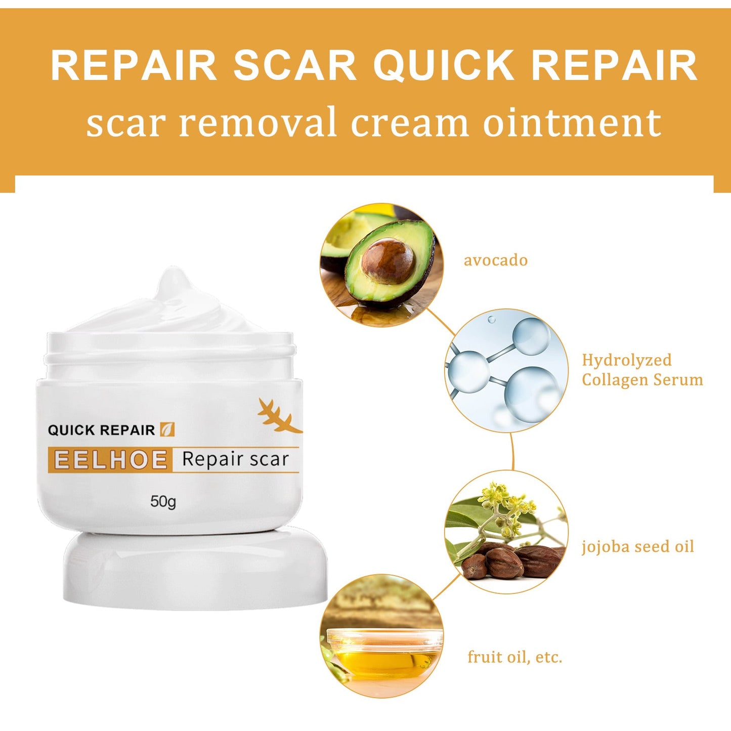Desalting Skin Scar Cream, Skin Burn Scalding Surgical Scar Wound Repair Cream - DivineLink1 | Electronics, Fitness, Household Essentials | Shop