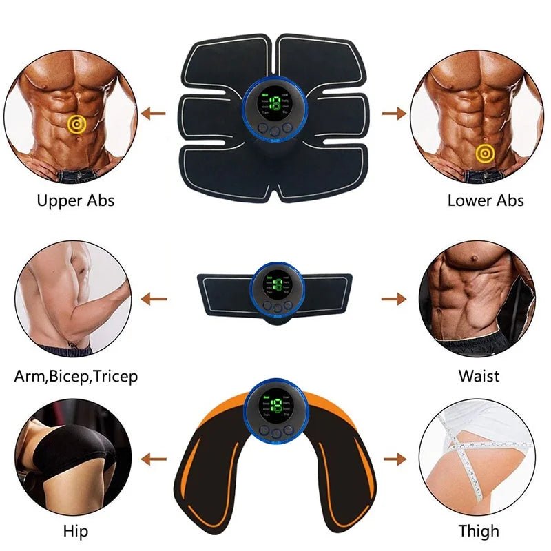 Electric Muscle Stimulator EMS Wireless Buttocks Hip Trainer Abdominal ABS Stimulator Fitness Body Slimming Massager - DivineLink1 | Electronics, Fitness, Household Essentials | Shop