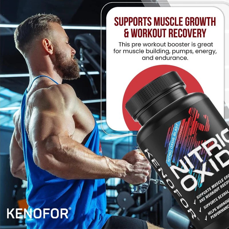 Energy Booster - Supports High Intensity Workouts, Muscle Growth and Recovery, Improves Workout Performance, 120 Capsules - DivineLink1 | Electronics, Fitness, Household Essentials | Shop