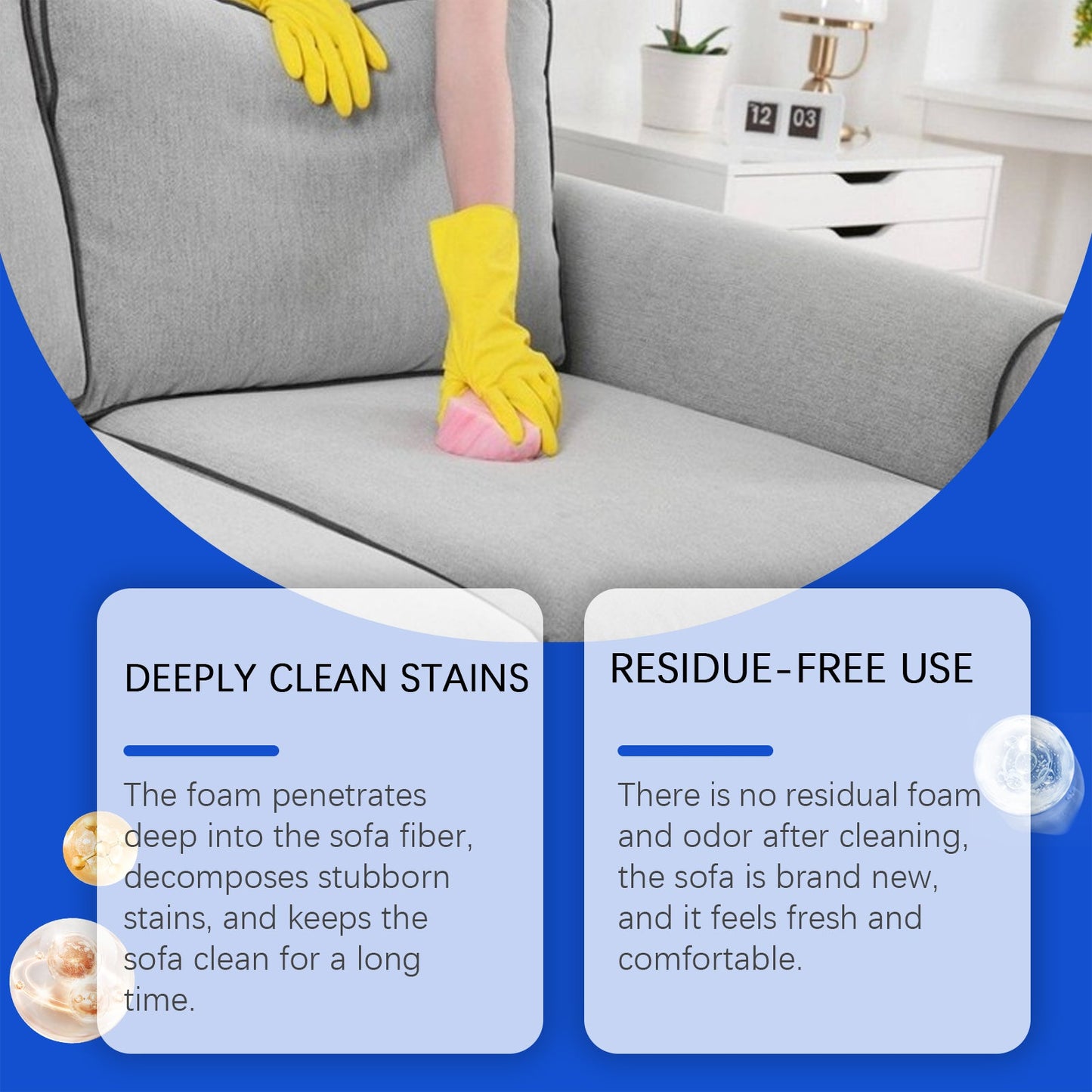Fabric Sofa Foam Cleaner Fabric Sofa Fabric Curtain Mattress Foam Cleaner - DivineLink1 | Electronics, Fitness, Household Essentials | Shop