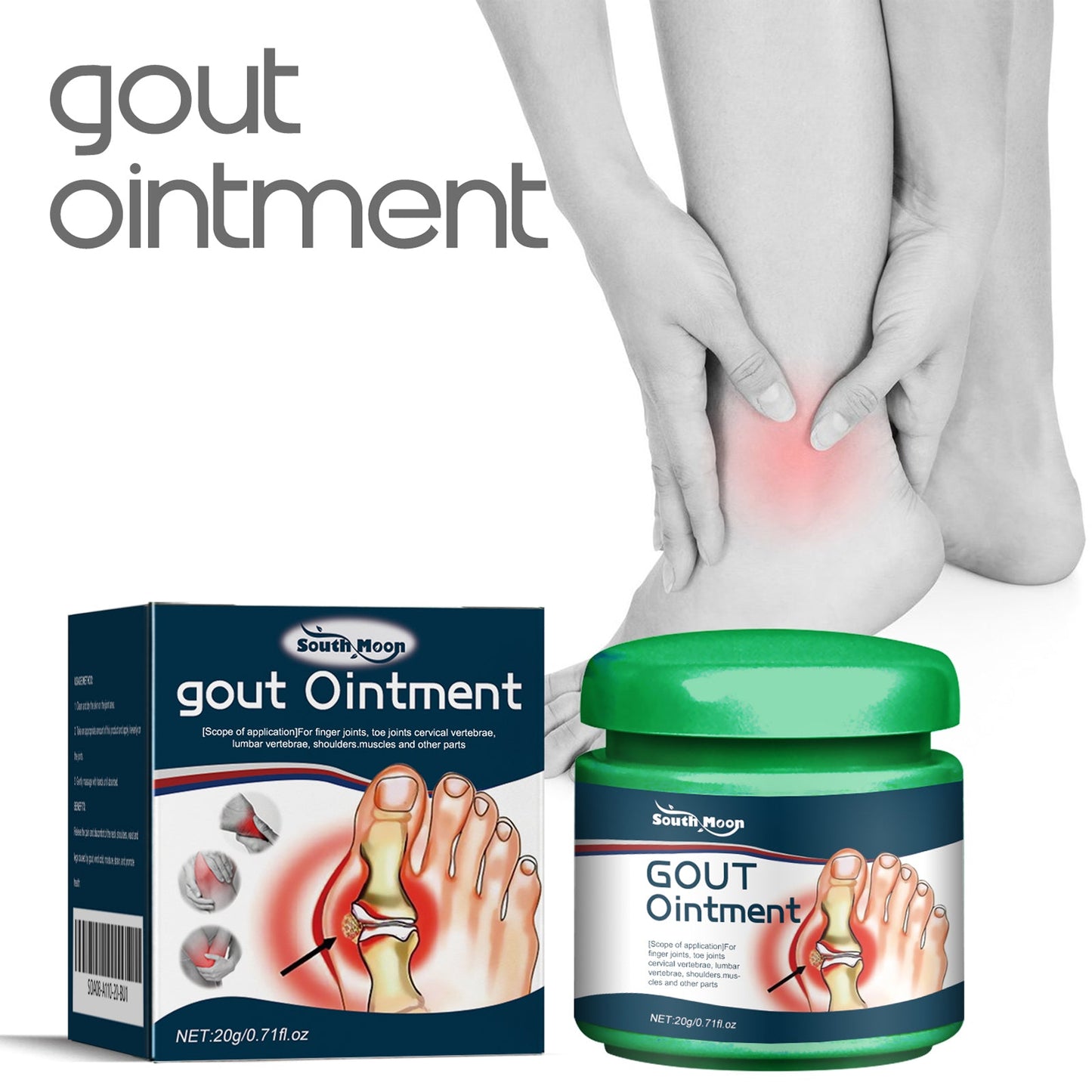 Gout Ointment, Relieve Joint, Shoulder, Neck And Muscle Soreness Massage Care Cream - DivineLink1 | Electronics, Fitness, Household Essentials | Shop