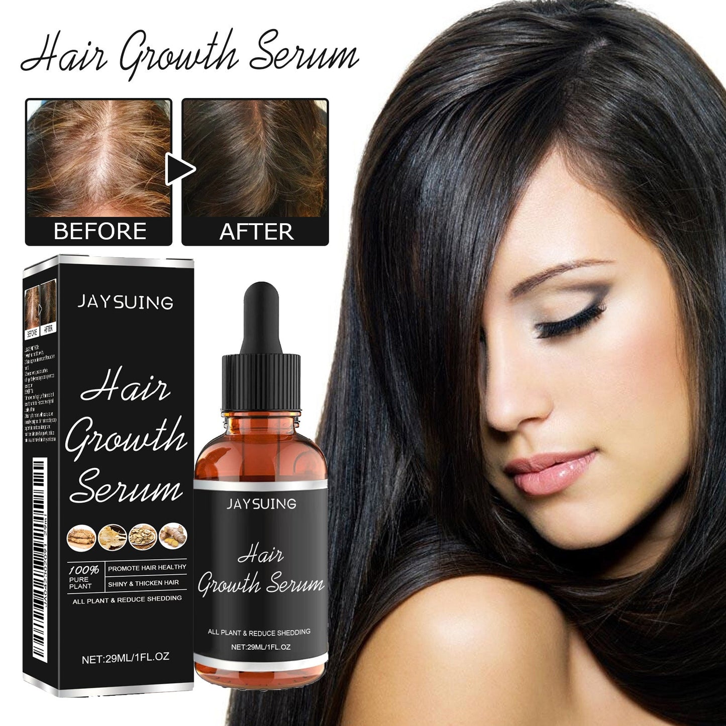 Hair Serum Gently Nourishes Scalp Massage For Gentle Hair Nourishing Essential Oil - DivineLink1 | Electronics, Fitness, Household Essentials | Shop
