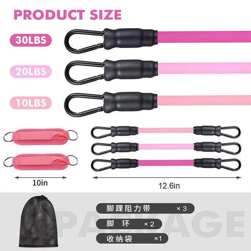 Hip Training Kick Pull Rope Ankle Buckle Strap Fitness Leg Speed Trainer Gym Fitness Accessories Sets Leg Puller - DivineLink1 | Electronics, Fitness, Household Essentials | Shop