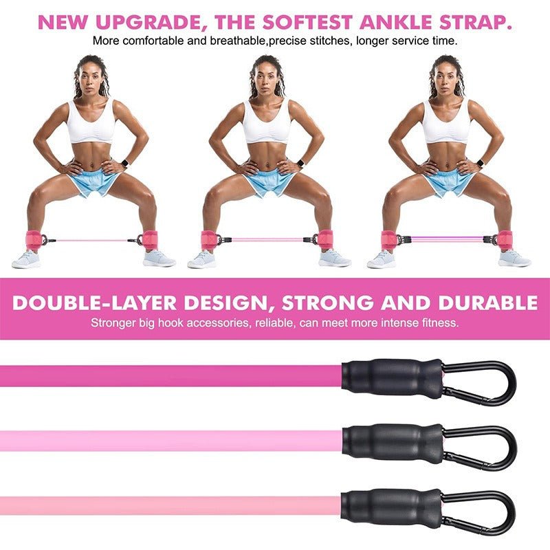 Hip Training Kick Pull Rope Ankle Buckle Strap Fitness Leg Speed Trainer Gym Fitness Accessories Sets Leg Puller - DivineLink1 | Electronics, Fitness, Household Essentials | Shop
