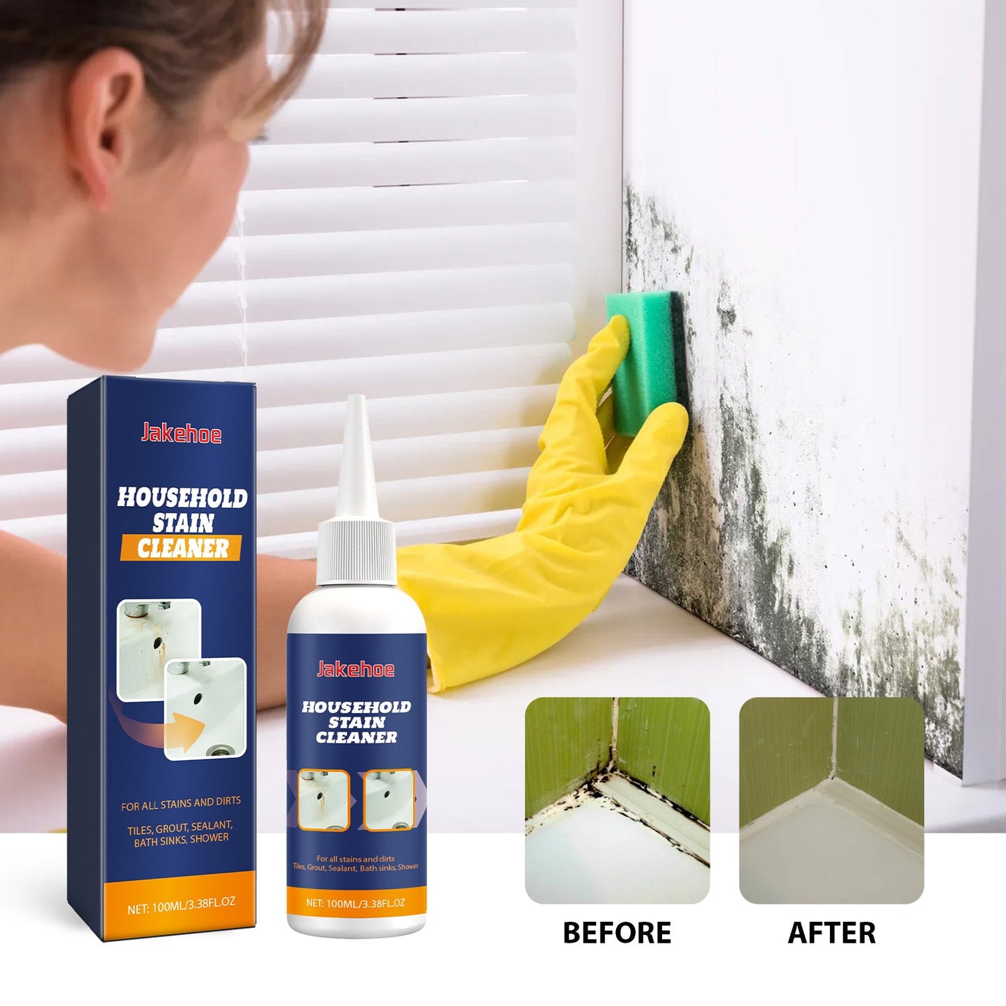 Household Stain Cleaner, Household Door And Window Wall Tile Crevices Mold Decontamination Cleaner - DivineLink1 | Electronics, Fitness, Household Essentials | Shop