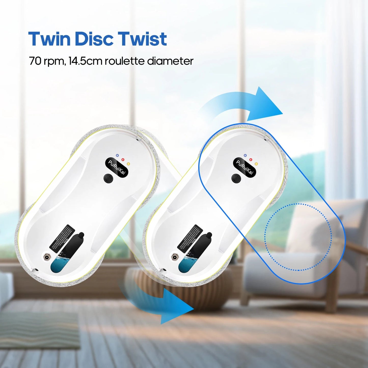 Household window automatic water spray cleaning robot vacuum cleaner remote control electric window wiper household glass wiper - DivineLink1 | Electronics, Fitness, Household Essentials | Shop