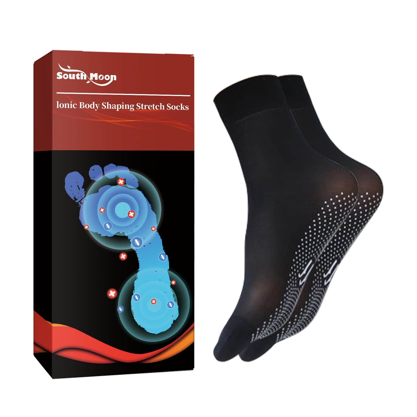 Ionic Body Shaping Stretch Socks, Outdoor Sports Comfortable Breathable Non - slip Foot Care Elastic Socks - DivineLink1 | Electronics, Fitness, Household Essentials | Shop