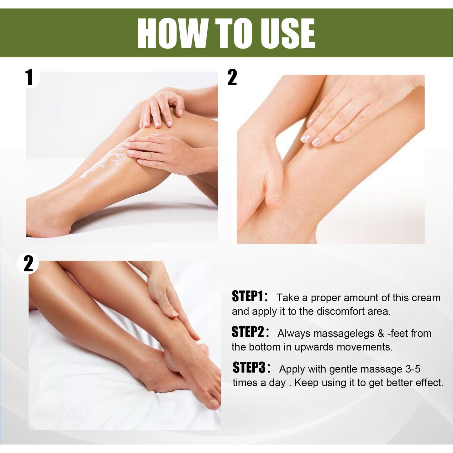 Leg Repair Cream Relieves Leg Discomfort Massage Leg Repair Cream For Raised Veins - DivineLink1 | Electronics, Fitness, Household Essentials | Shop