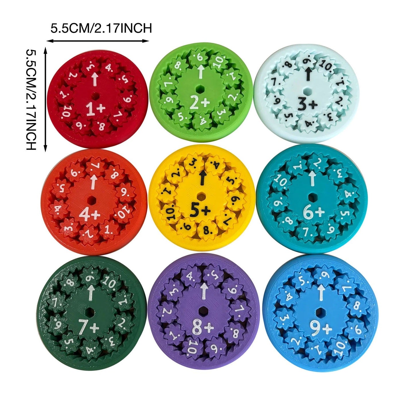 MATH FIDGET SPINNERSĀ 9 - piece math fidget spinner teaching enlightenment toy - DivineLink1 | Electronics, Fitness, Household Essentials | Shop