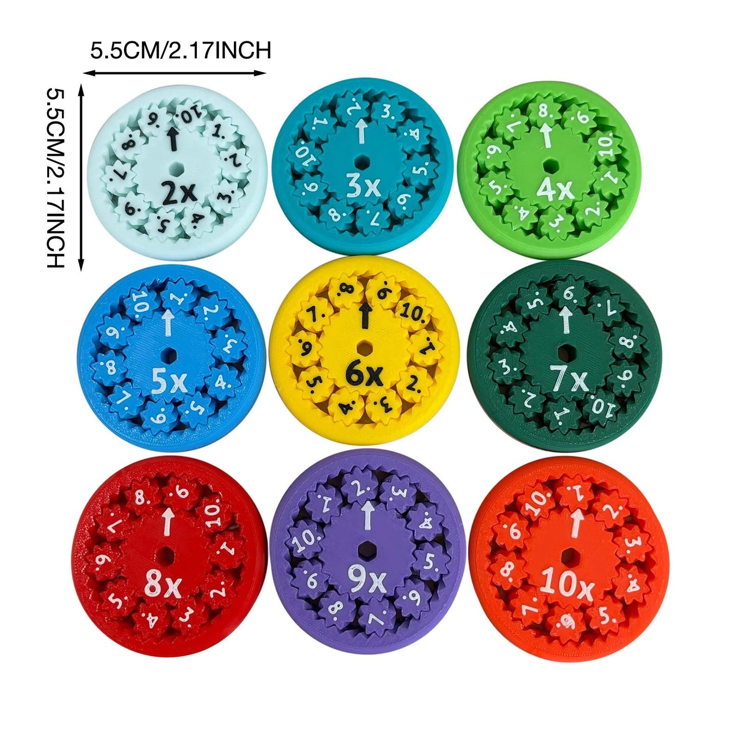 MATH FIDGET SPINNERSĀ 9 - piece math fidget spinner teaching enlightenment toy - DivineLink1 | Electronics, Fitness, Household Essentials | Shop