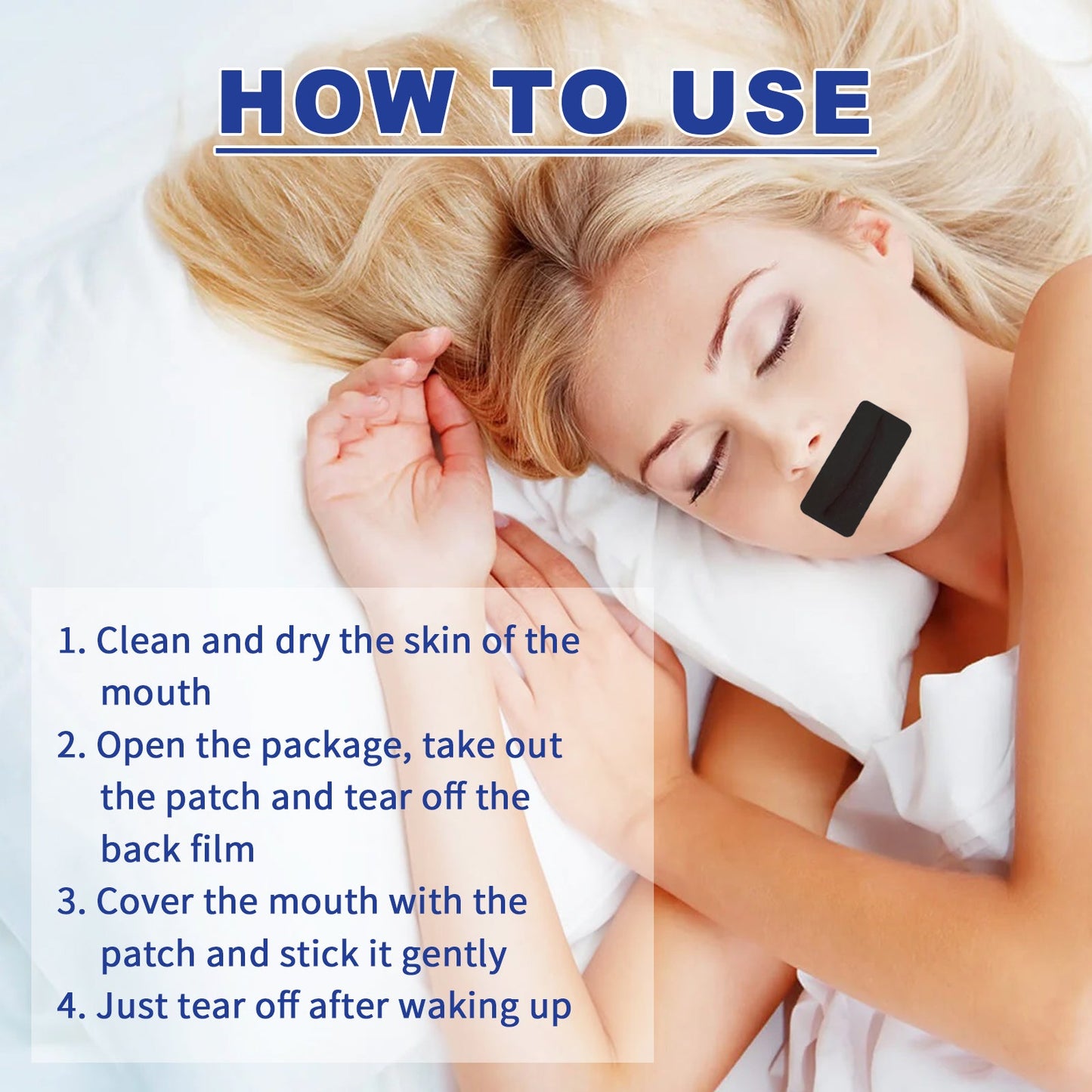 Mouth Tape, Ease Mouth Breathing Prevent Snoring Shut Mouth Care For Sleep Patch - DivineLink1 | Electronics, Fitness, Household Essentials | Shop