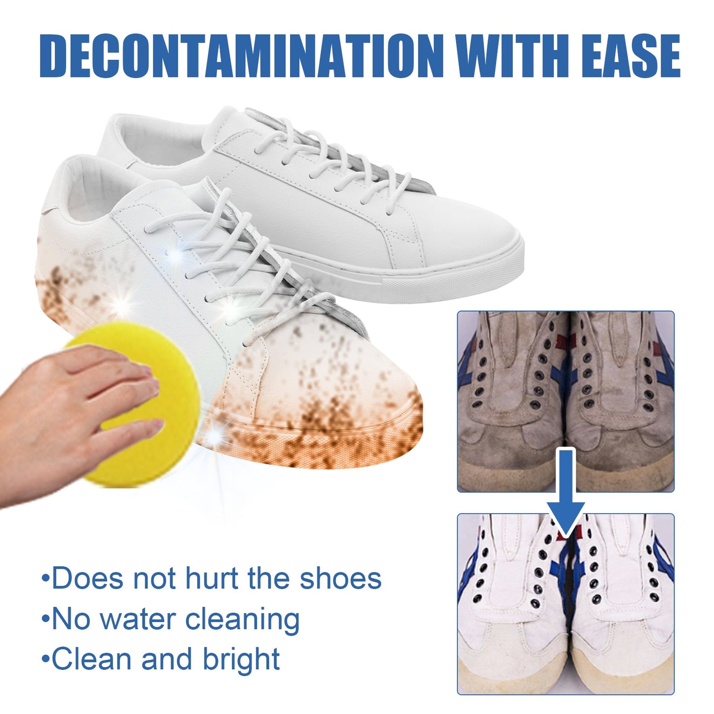 Multi - purpose Decontamination Cream, Small White Shoes Sofa Leather Cleaning Stain Yellow Edge Multi - purpose Cleaning Cream - DivineLink1 | Electronics, Fitness, Household Essentials | Shop