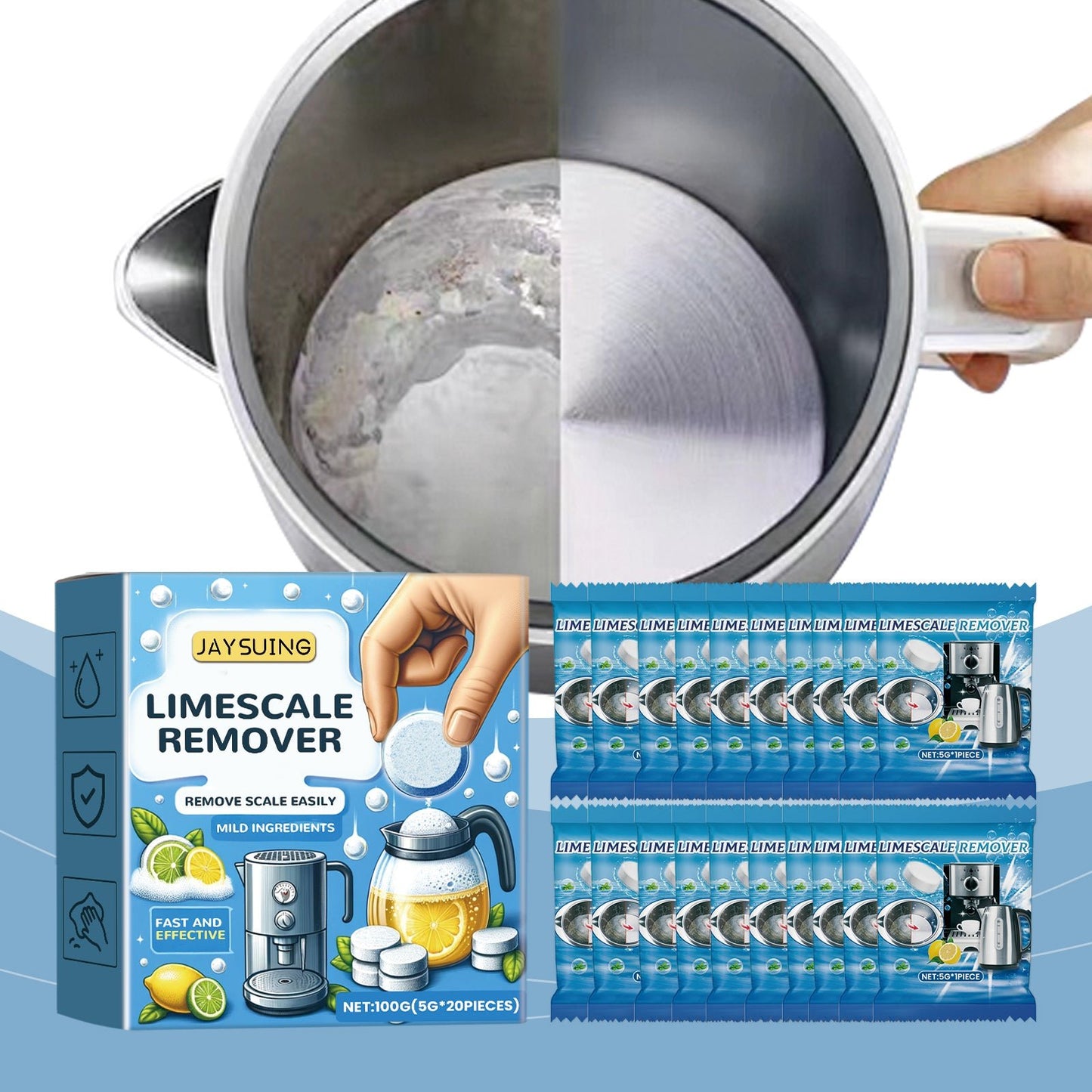 Multi - Purpose Scale Removal Effervescent Tablet Scale Cleaning Effervescent Tablet Electric Kettle Scale Cleaning Tablet - DivineLink1 | Electronics, Fitness, Household Essentials | Shop