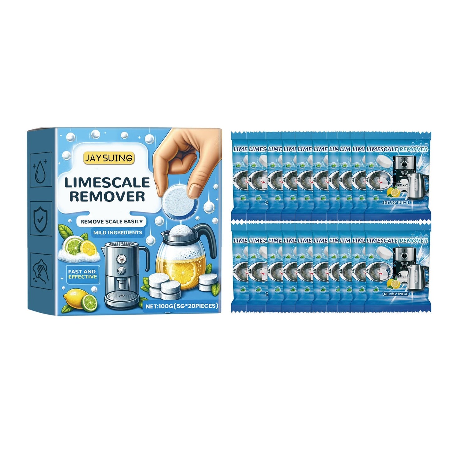 Multi - Purpose Scale Removal Effervescent Tablet Scale Cleaning Effervescent Tablet Electric Kettle Scale Cleaning Tablet - DivineLink1 | Electronics, Fitness, Household Essentials | Shop