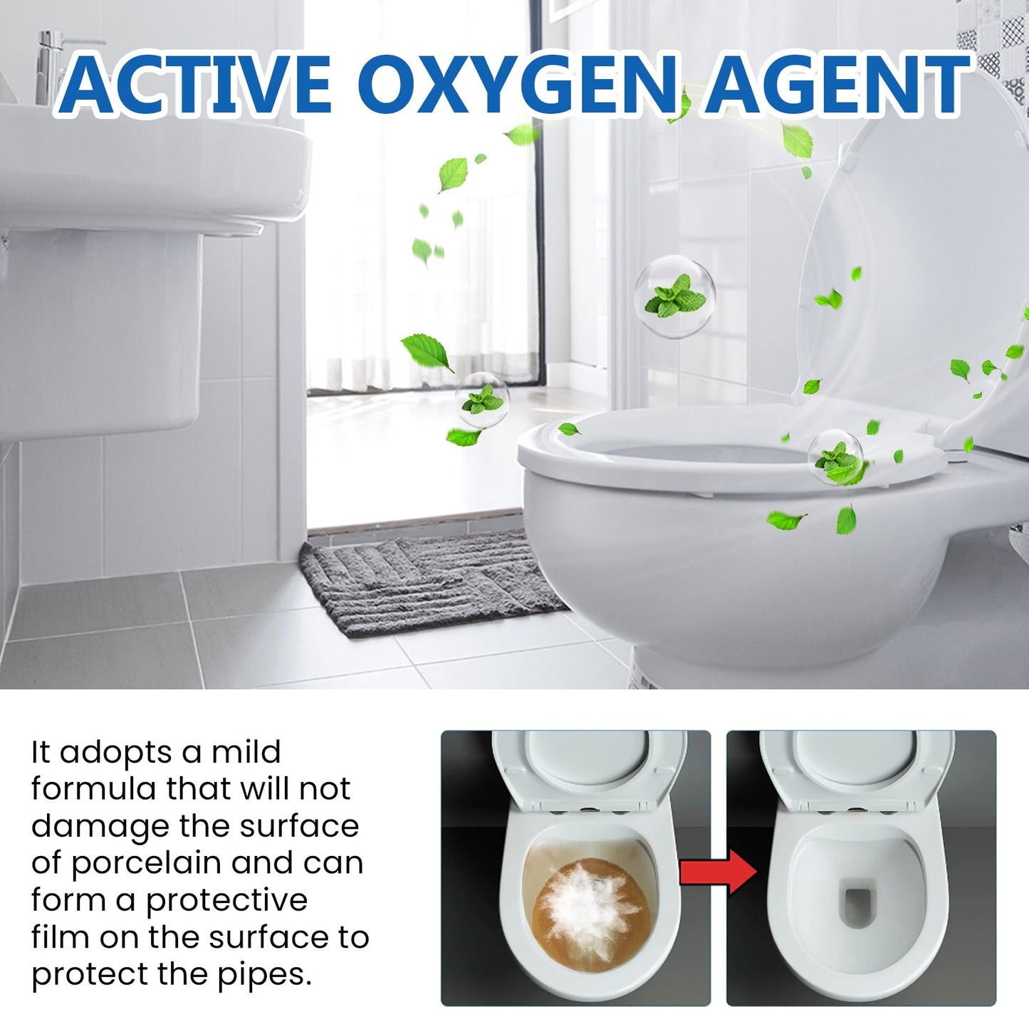 Multifunctional Cleaner, Toilet Toilet Deodorizing And Descaling Kitchen Stove Wash Basin Oil Descaling Agent - DivineLink1 | Electronics, Fitness, Household Essentials | Shop