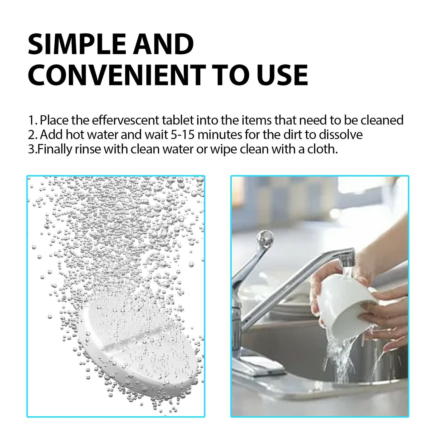 Multifunctional Kitchen Cleaning Tablets, Home Kitchen Stove Kitchen Utensils Stainless Steel Heavy Oil Cleaning And Descaling - DivineLink1 | Electronics, Fitness, Household Essentials | Shop