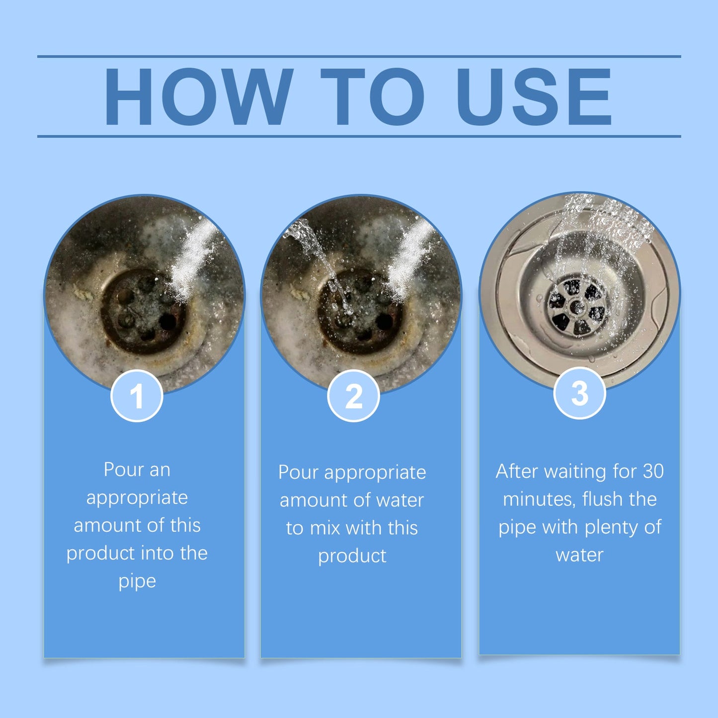 Pipe Dredge Cleaning Agent, Kitchen Toilet Sewer Clogged Dredge Drainage Pipe Clean And Decontaminate - DivineLink1 | Electronics, Fitness, Household Essentials | Shop
