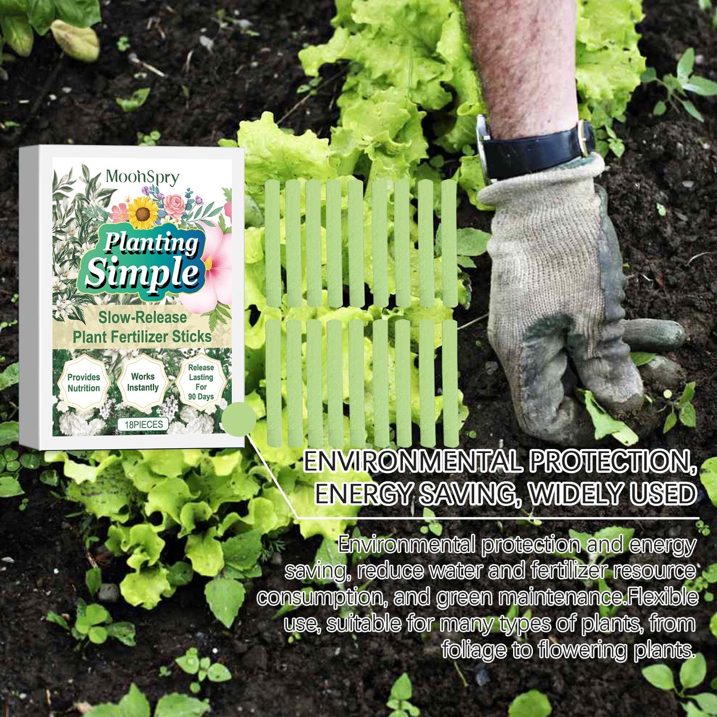 Plant Nutrition Bar, Slow - Release Nutrition For Domestic Flowers And Green Plants Growing In Potted Plants - DivineLink1 | Electronics, Fitness, Household Essentials | Shop