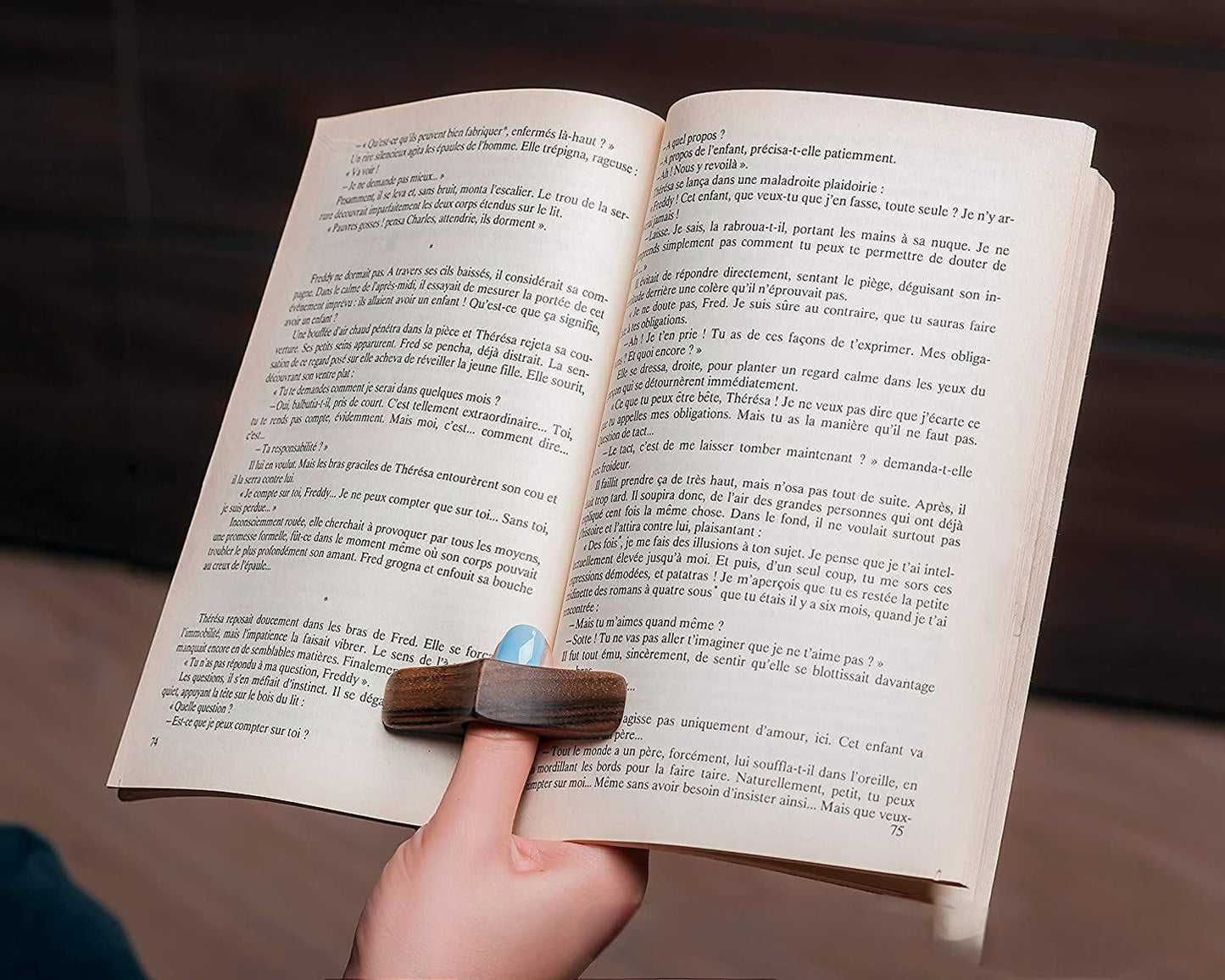 Portable Thumb Book Page Clip Lazy One Hand Reading Bookmark - DivineLink1 | Electronics, Fitness, Household Essentials | Shop