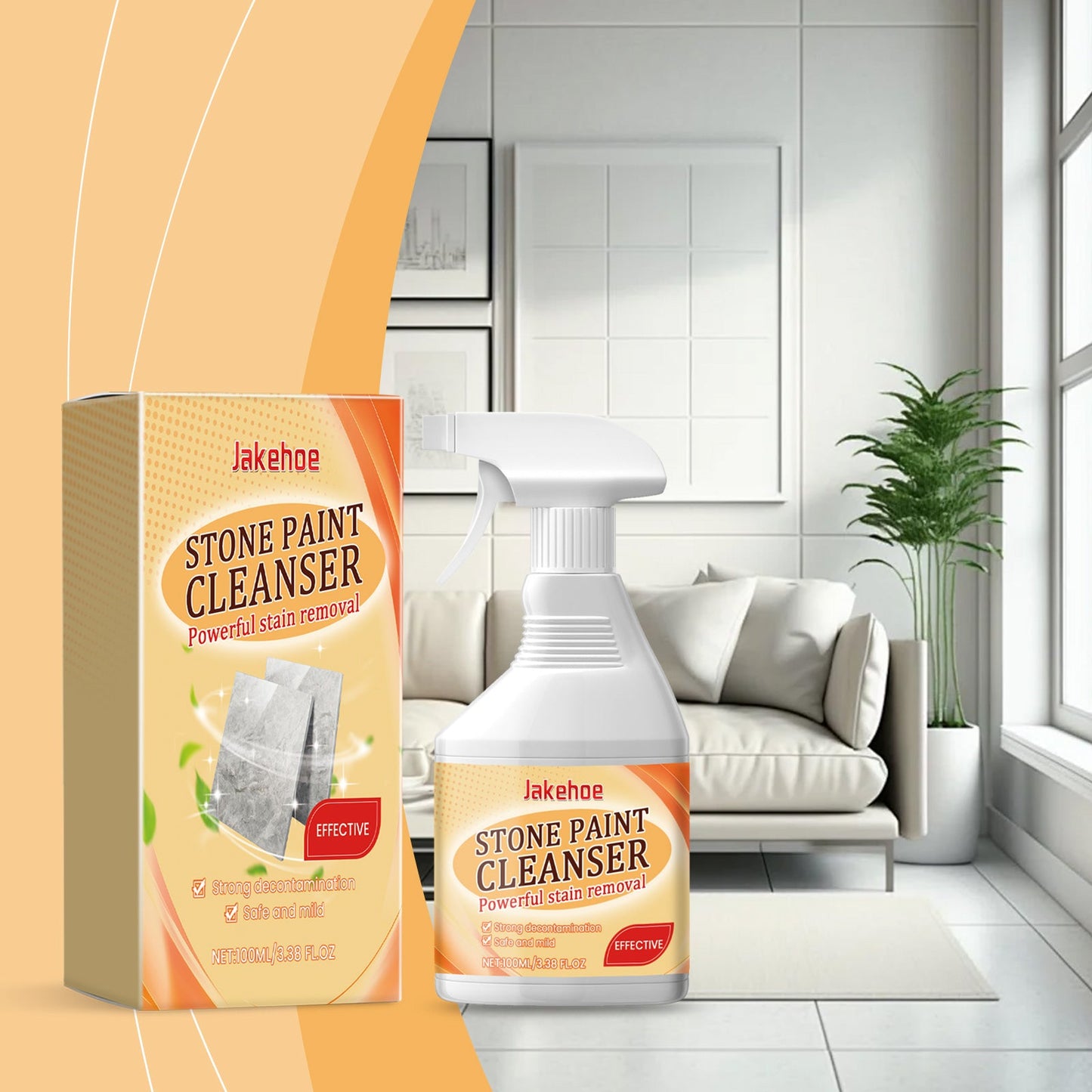 Real Stone Paint Cleaner Home Living Room Bedroom Cleaning Stains Polishing Maintenance Renovation Cleaner - DivineLink1 | Electronics, Fitness, Household Essentials | Shop