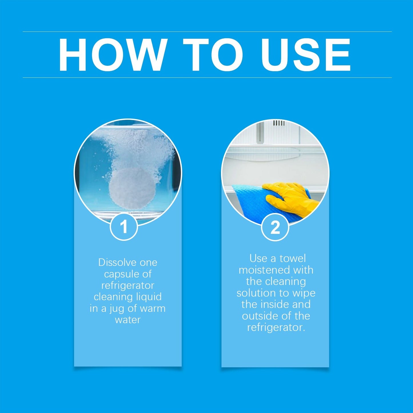 Refrigerator Cleaning Effervescent Tablet Kitchen Refrigerator Cleaning Anti - Oil Anti - Odor Multi - Purpose Cleaning Tablet - DivineLink1 | Electronics, Fitness, Household Essentials | Shop