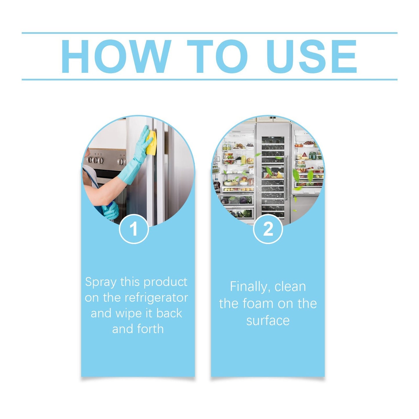 Refrigerator Deodorant Cleaner, Freezer Deodorant Cleaner Refrigerator Quick Deodorant Cleaner Spray - DivineLink1 | Electronics, Fitness, Household Essentials | Shop