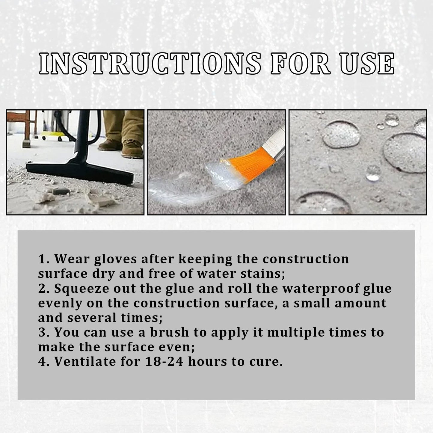Roller Waterproof Glue, Home Waterproof Repair With Roller Brush Wear - Resistant Exterior Waterproof Paint - DivineLink1 | Electronics, Fitness, Household Essentials | Shop