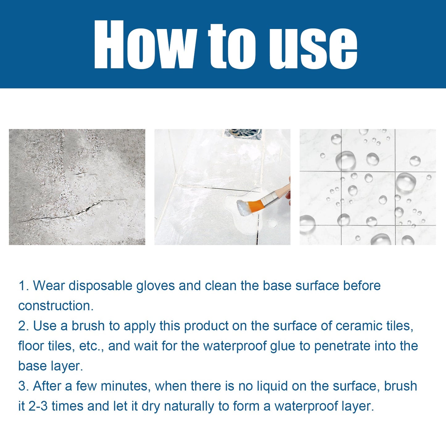 Sealing Waterproof Adhesive Bathroom Plumbing Glass Doors And Windows Leak Repair Multifunctional Tile Sealant - DivineLink1 | Electronics, Fitness, Household Essentials | Shop