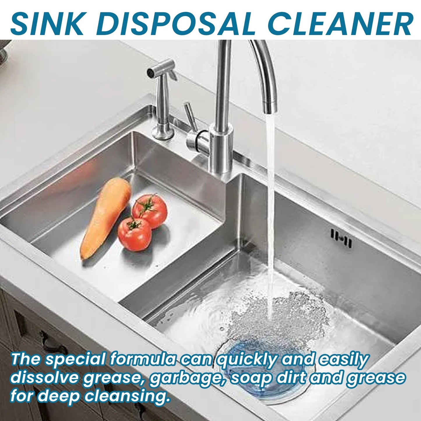 Sink Cleaning Tablets, Kitchen Sink Cleaning Stains And Oil Cleaning Pipes Cleaning Effervescent Tablets - DivineLink1 | Electronics, Fitness, Household Essentials | Shop
