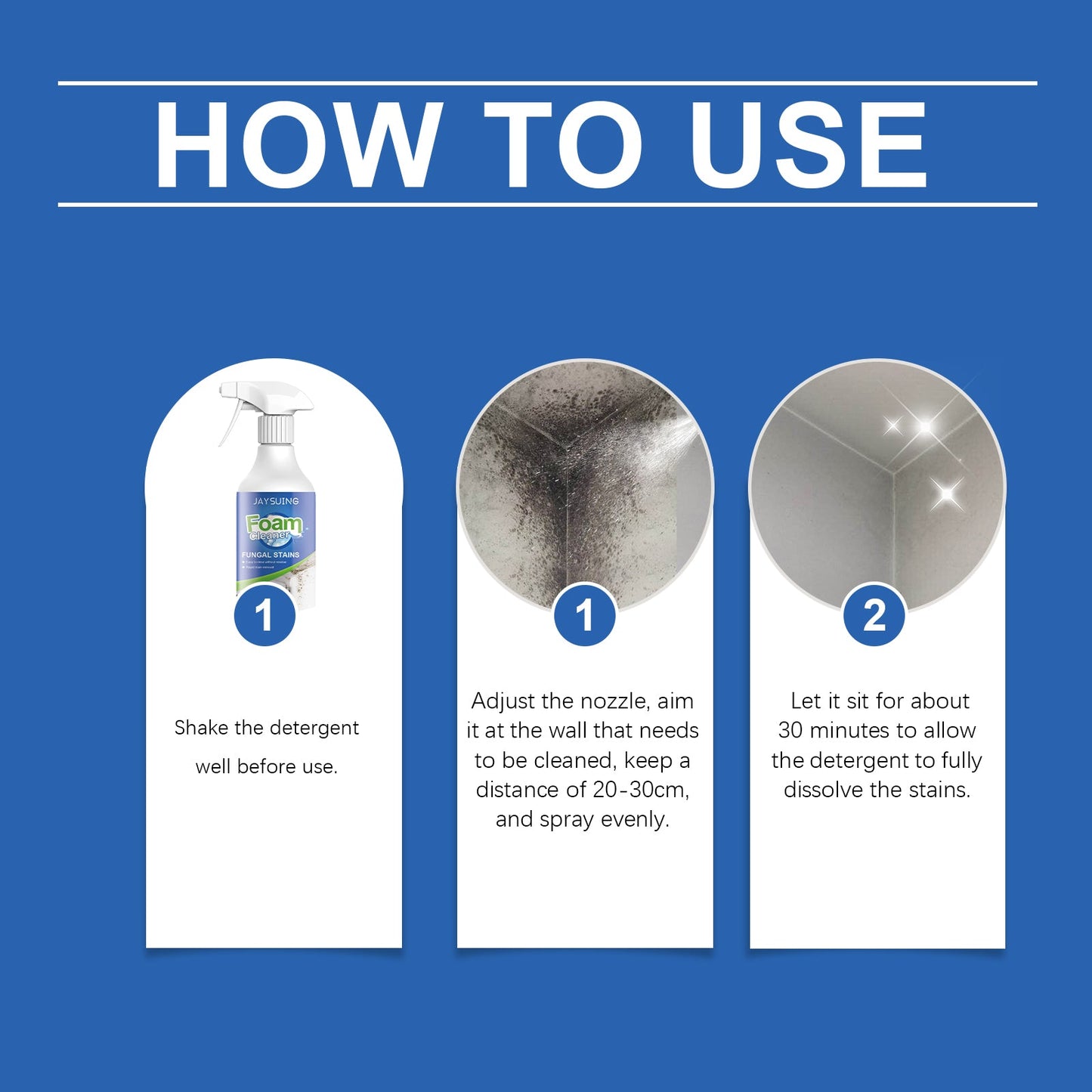 Stain Removal Foam Cleaner, Multi - Purpose Home Cleaner For Moldy Wall Tile - DivineLink1 | Electronics, Fitness, Household Essentials | Shop