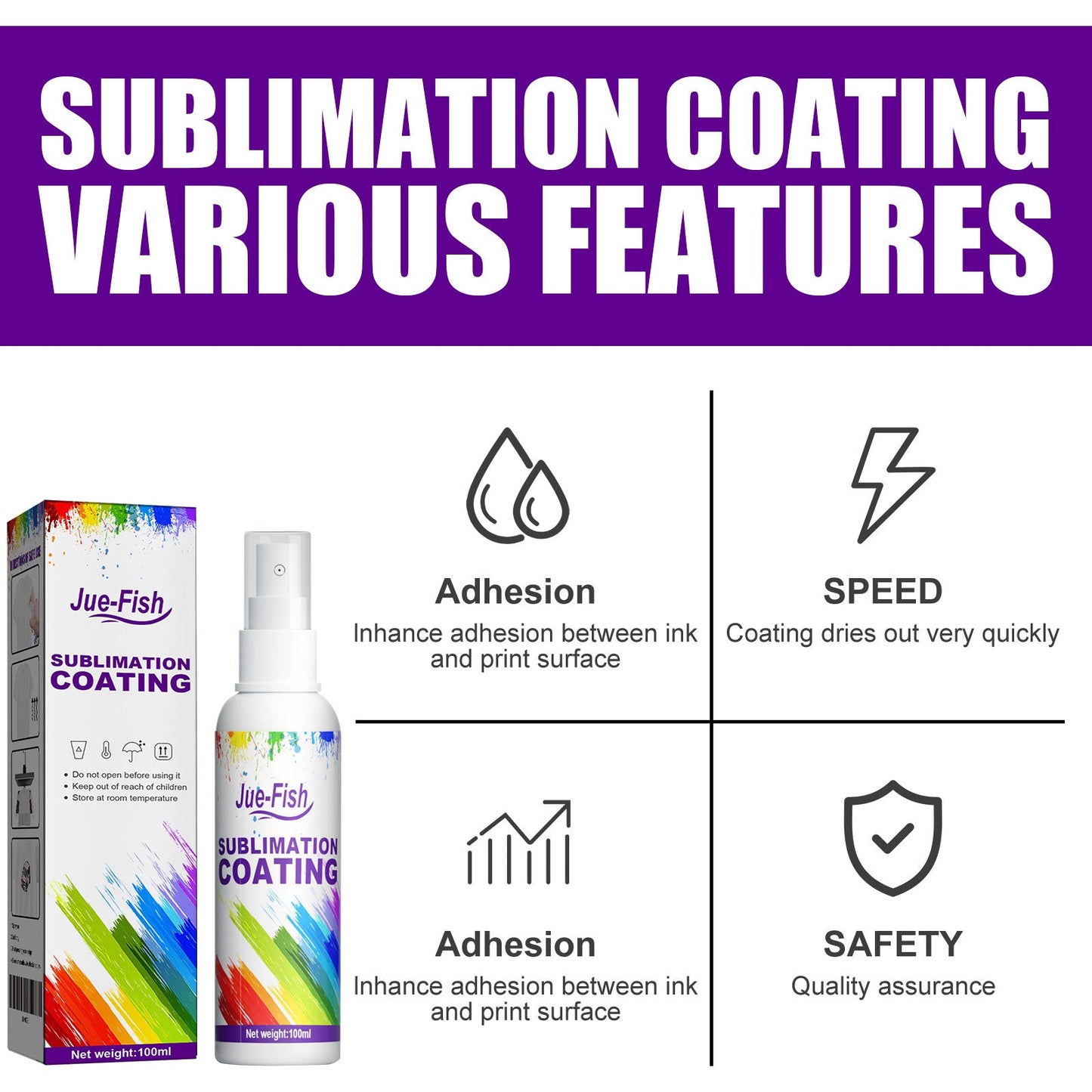 Sublimation Coating Spray Clothing Hot Drawing Heat Transfer Printing Wear - Resistant Stain Resistant Multi - Purpose Adhesion - DivineLink1 | Electronics, Fitness, Household Essentials | Shop