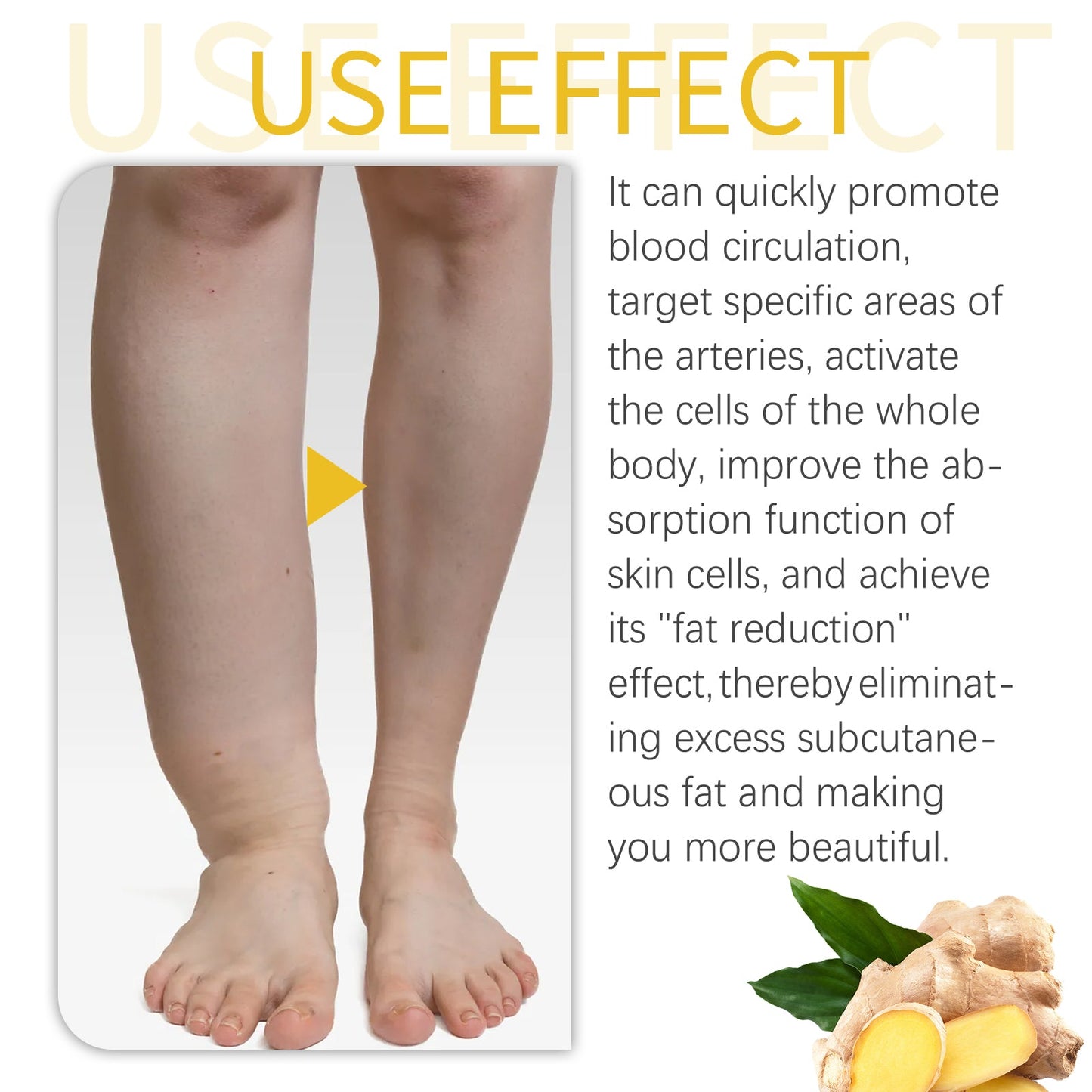 Swell Reduce Magnet Soothing Ger Patch, Ginger Essence Massage Relief Leg Swelling Pain Firming Slimming Care Patch - DivineLink1 | Electronics, Fitness, Household Essentials | Shop