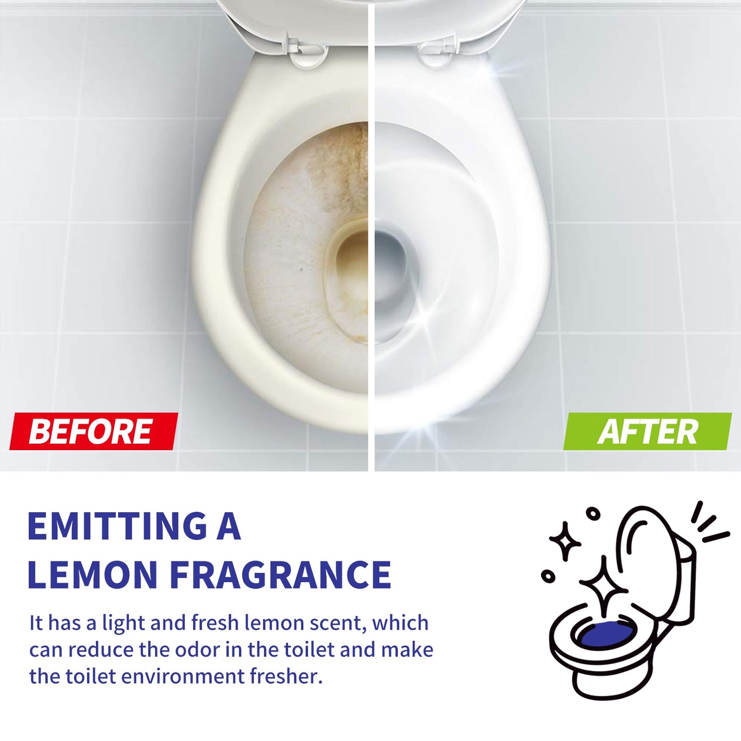Toilet Cleaner, Clean Toilet Urine Stains And Dirt Remove Odors Household Toilet Cleaner - DivineLink1 | Electronics, Fitness, Household Essentials | Shop