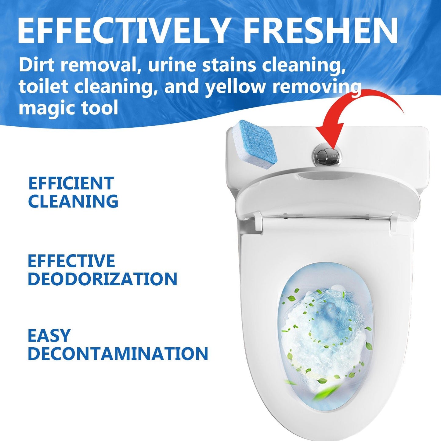 Toilet Effervescent Tablet, Toilet Decontamination Cleaning Urine Stains Deodorant Keep Fragrant Clean Toilet Effervescent Tablet - DivineLink1 | Electronics, Fitness, Household Essentials | Shop