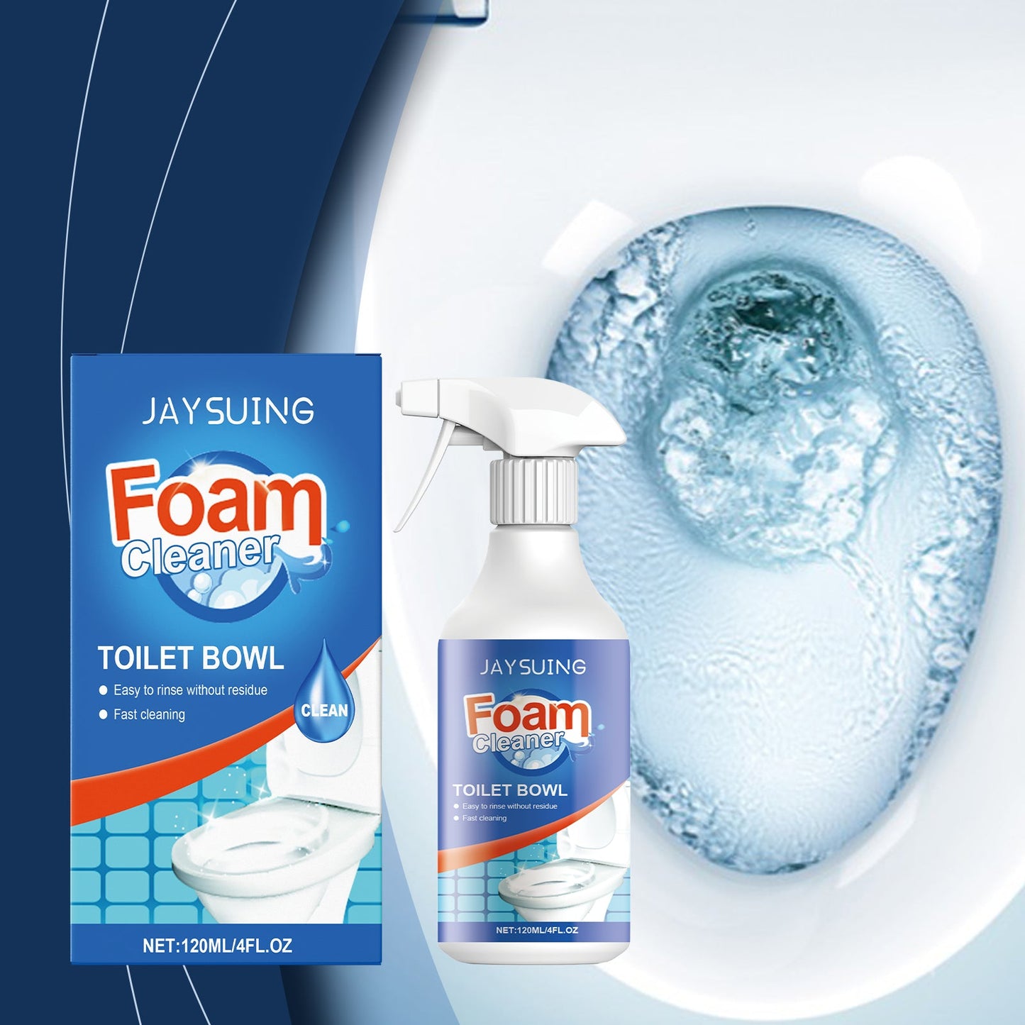 Toilet Foam Cleaner For Toilet Cleaning For Toilet Cleaning For Yellow Home Deodorant Bathroom For Stain Removal - DivineLink1 | Electronics, Fitness, Household Essentials | Shop