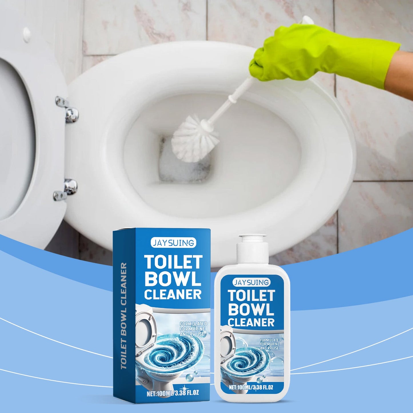 Toilet Stain Cleaner Toilet Portable Stain Cleaner Ceramic Stain Cleaner - DivineLink1 | Electronics, Fitness, Household Essentials | Shop