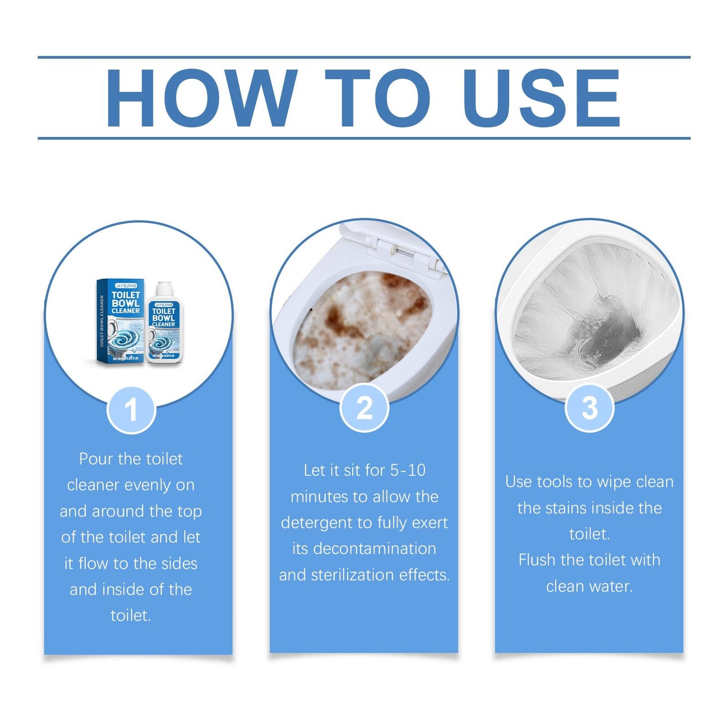 Toilet Stain Cleaner Toilet Portable Stain Cleaner Ceramic Stain Cleaner - DivineLink1 | Electronics, Fitness, Household Essentials | Shop