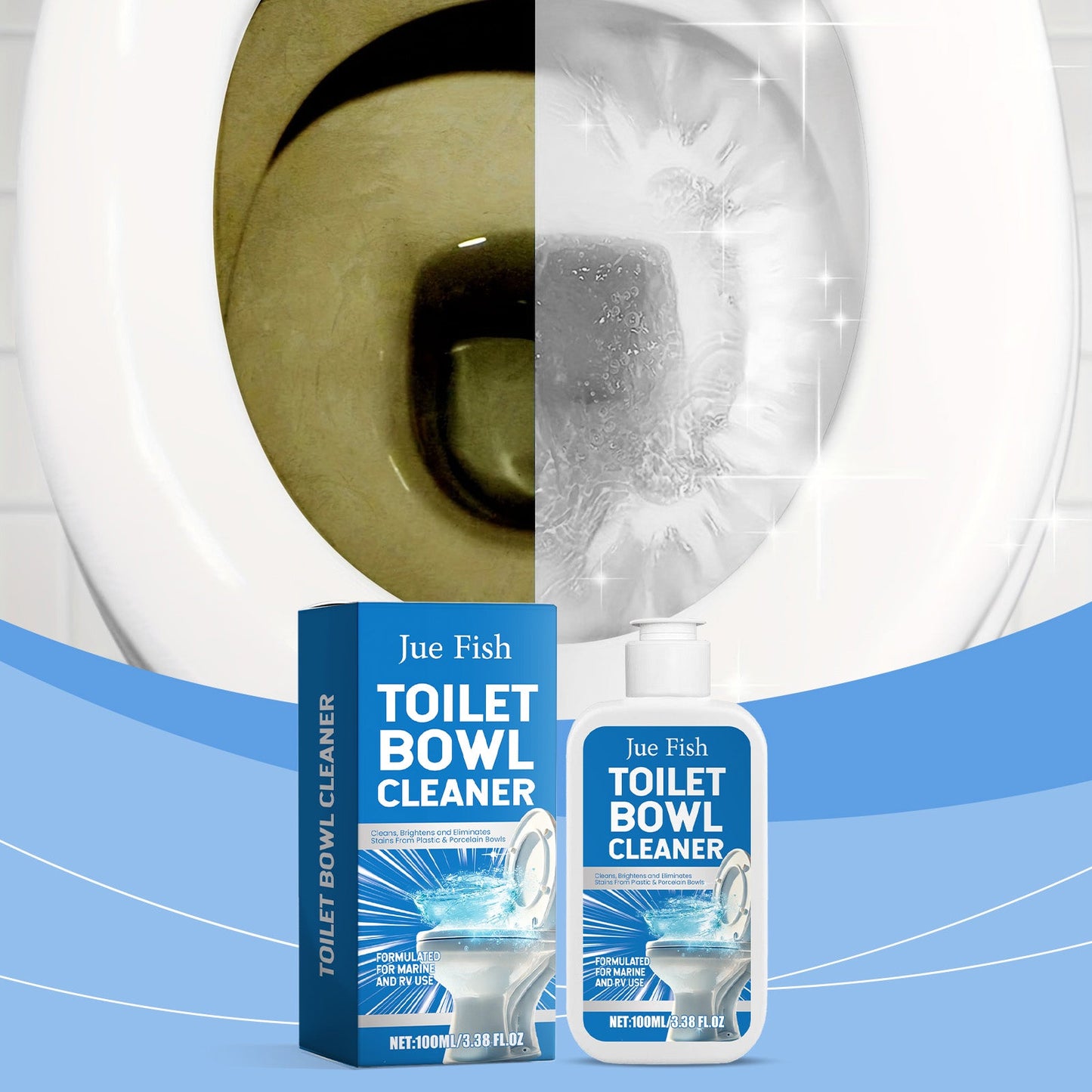 Toilet Stain Remover, Toilet Seat Portable Clean Ceramic Stains And Urine Stains - DivineLink1 | Electronics, Fitness, Household Essentials | Shop