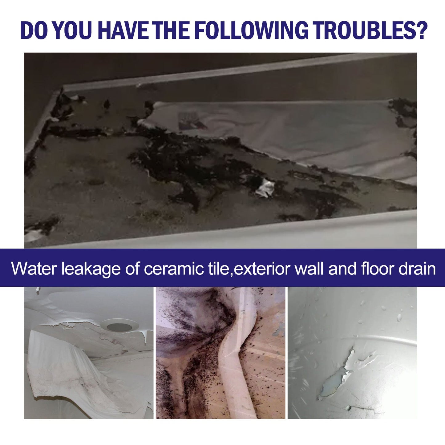 Transparent Leak Repair Waterproof Glue, Free Smashing Brick Toilet Kitchen Floor Tile Paint Waterproofing Agent - DivineLink1 | Electronics, Fitness, Household Essentials | Shop