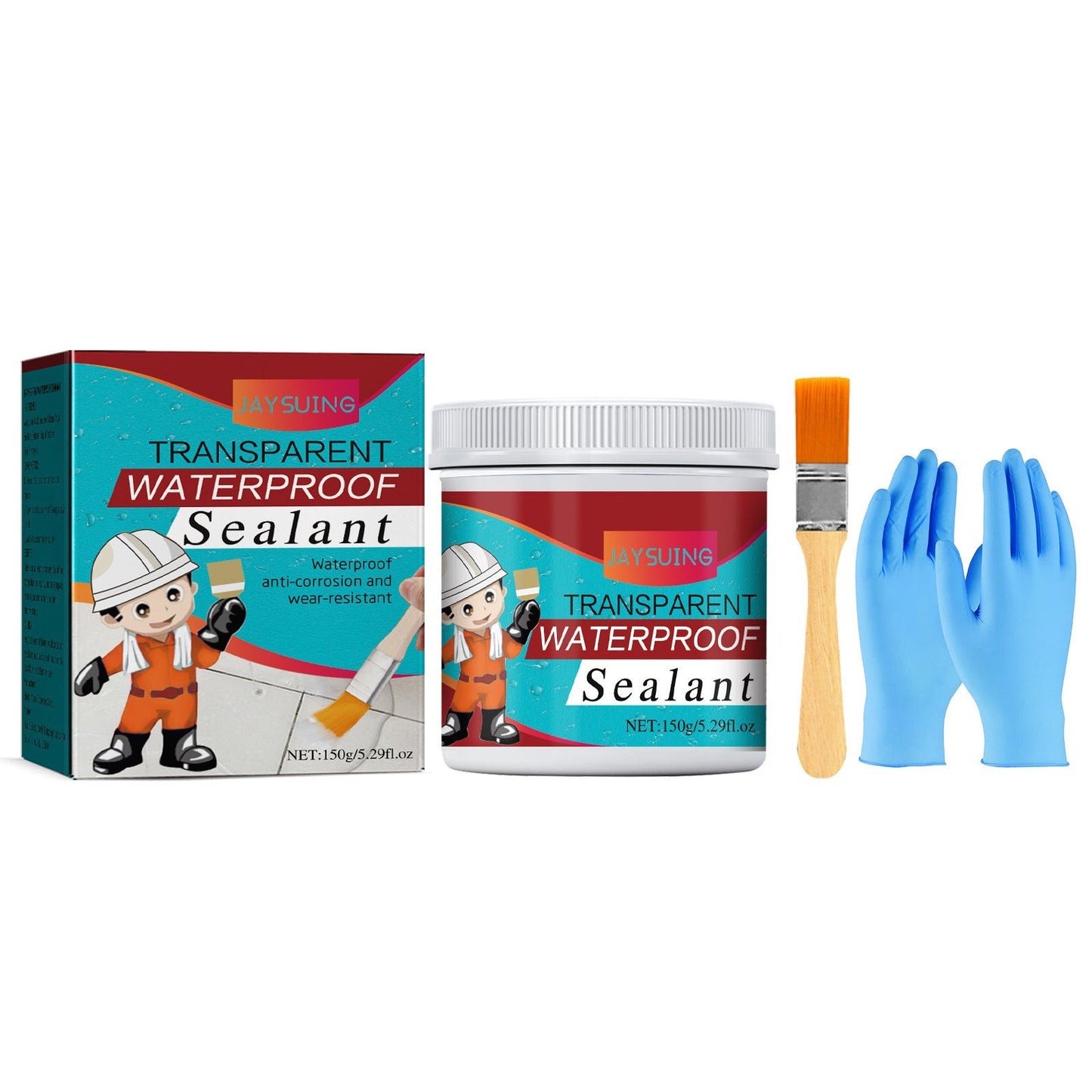 Transparent Waterproof Adhesive, Toilet Kitchen Exterior Wall Roof Leakproof Repair Leak - Free Brick Waterproof Coating - DivineLink1 | Electronics, Fitness, Household Essentials | Shop