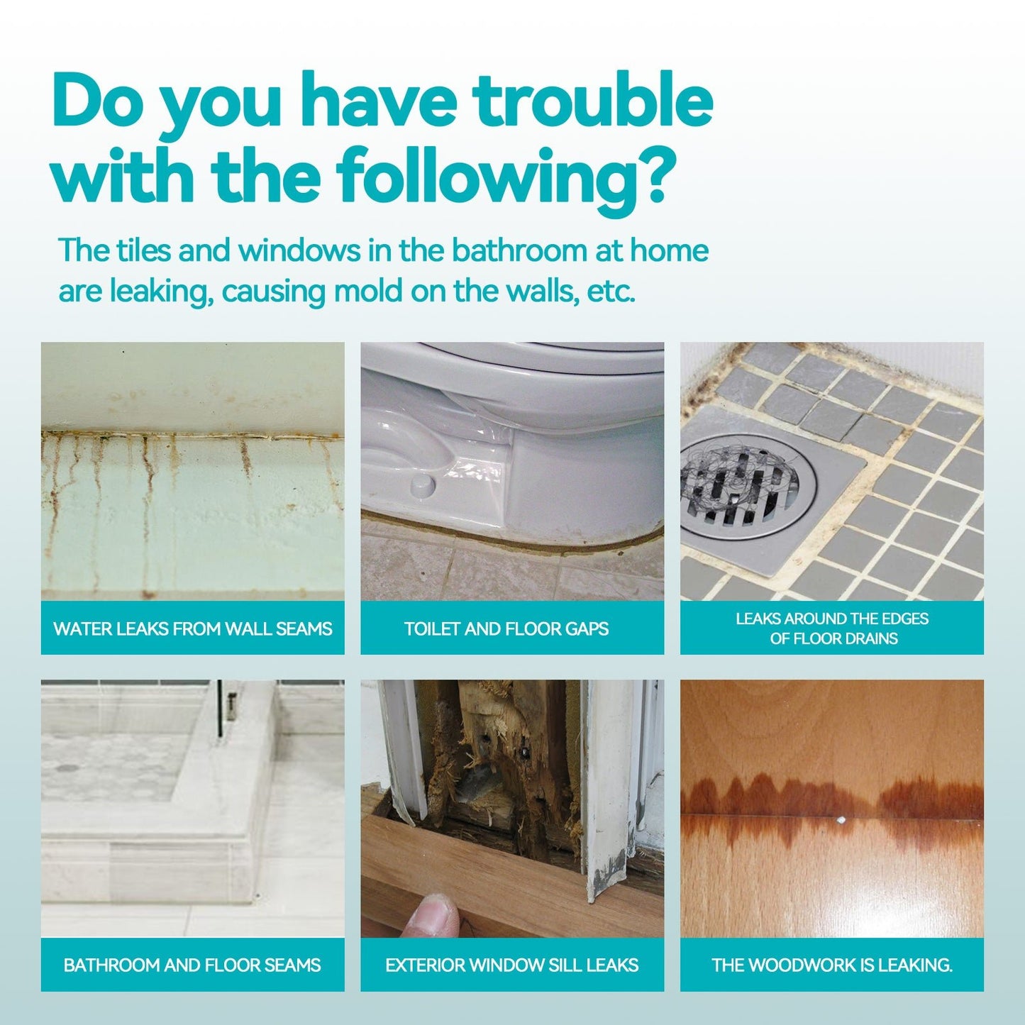 Transparent Waterproof Adhesive, Toilet Kitchen Exterior Wall Roof Leakproof Repair Leak - Free Brick Waterproof Coating - DivineLink1 | Electronics, Fitness, Household Essentials | Shop