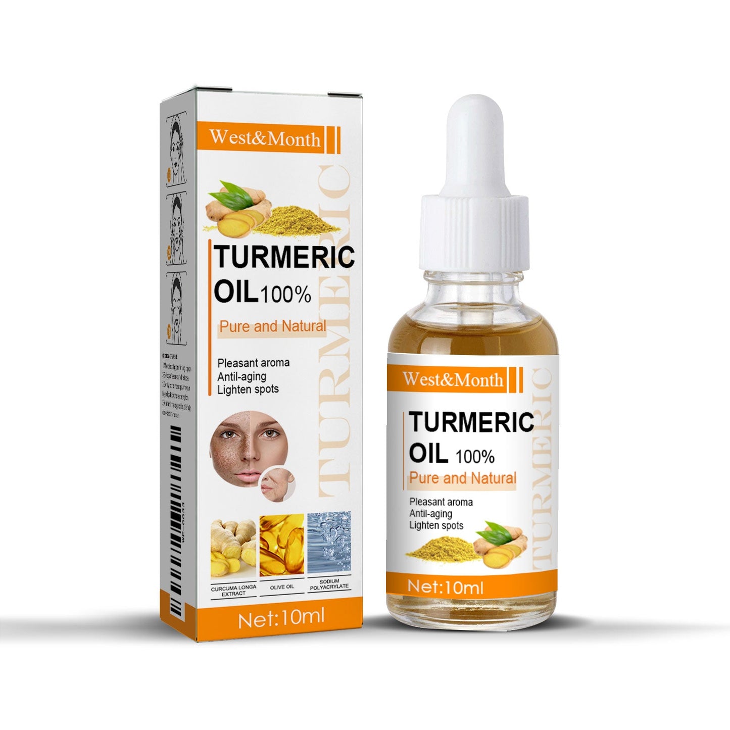 Turmeric Essential Oil Skin Firming Skin Care Gentle Care Moisturizing Facial Essential Oil - DivineLink1 | Electronics, Fitness, Household Essentials | Shop