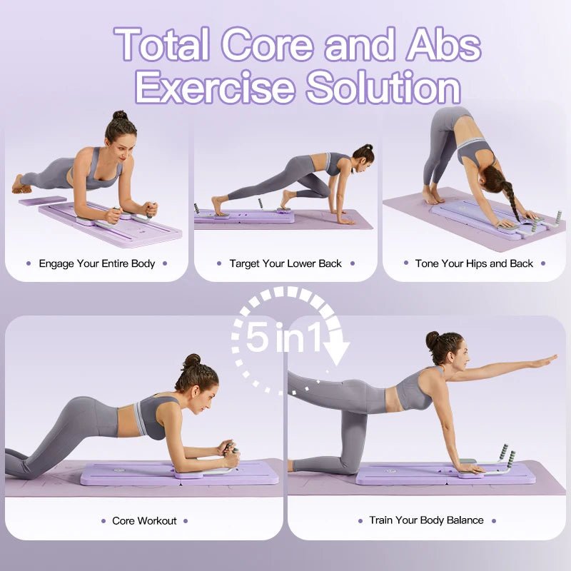 Umay Multifunctional Ab Exercise Board, Home Pilates Reformer for Abdominal and Core Strength Training - DivineLink1 | Electronics, Fitness, Household Essentials | Shop