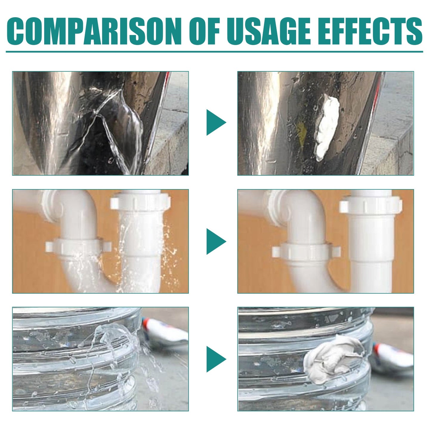 Underwater Bonding Waterproof Glue, Aquarium Glass Wooden Bucket Sewer Pipes Leakproof Waterproof Sealant - DivineLink1 | Electronics, Fitness, Household Essentials | Shop