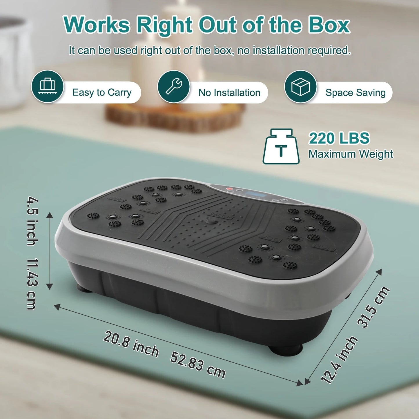 Vibration Plate Exercise Machine Fat - Burning Home Fitness Fat Slinger Shaping Whole Body Workout Portable Fitness Equipment - DivineLink1 | Electronics, Fitness, Household Essentials | Shop