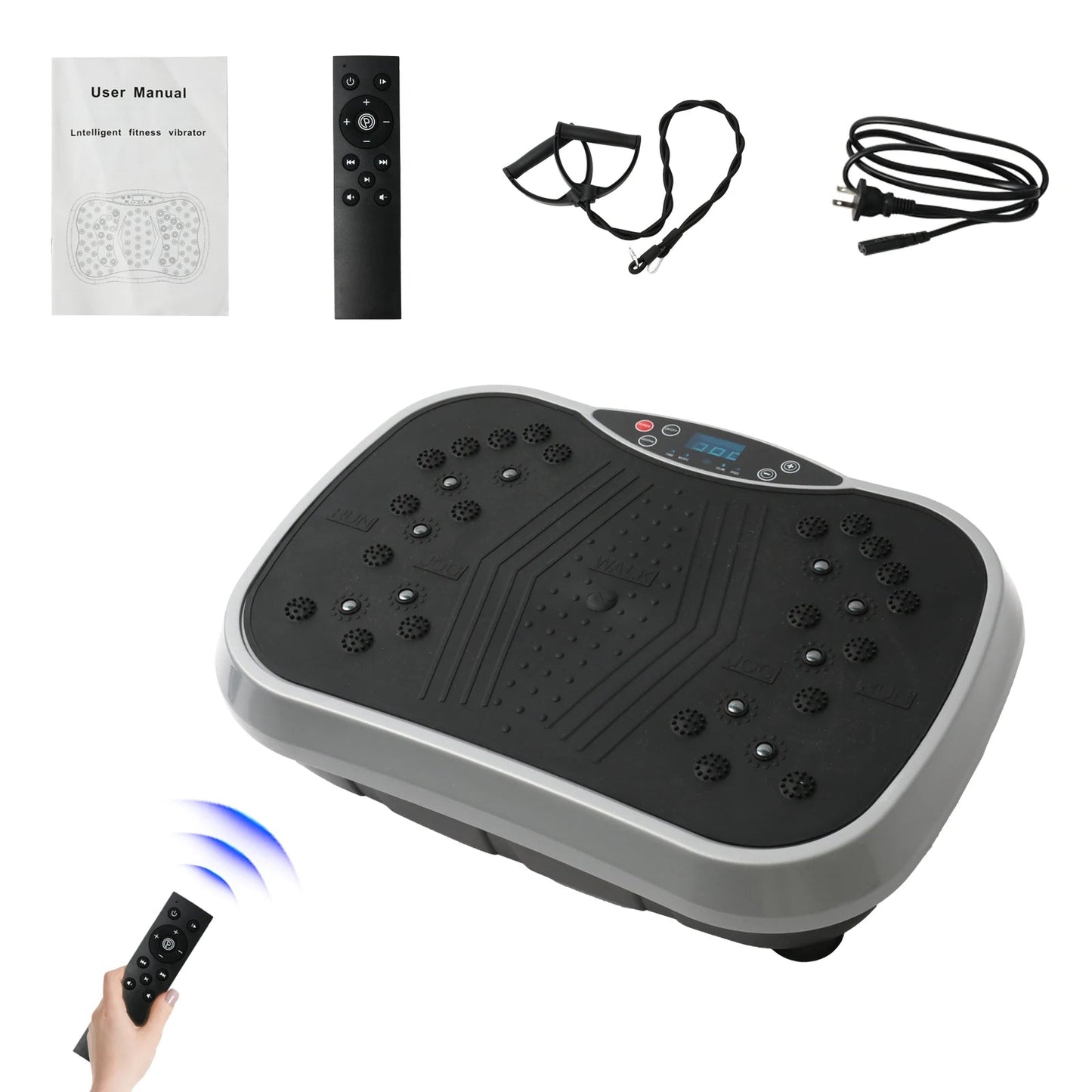 Vibration Plate Exercise Machine Fat - Burning Home Fitness Fat Slinger Shaping Whole Body Workout Portable Fitness Equipment - DivineLink1 | Electronics, Fitness, Household Essentials | Shop