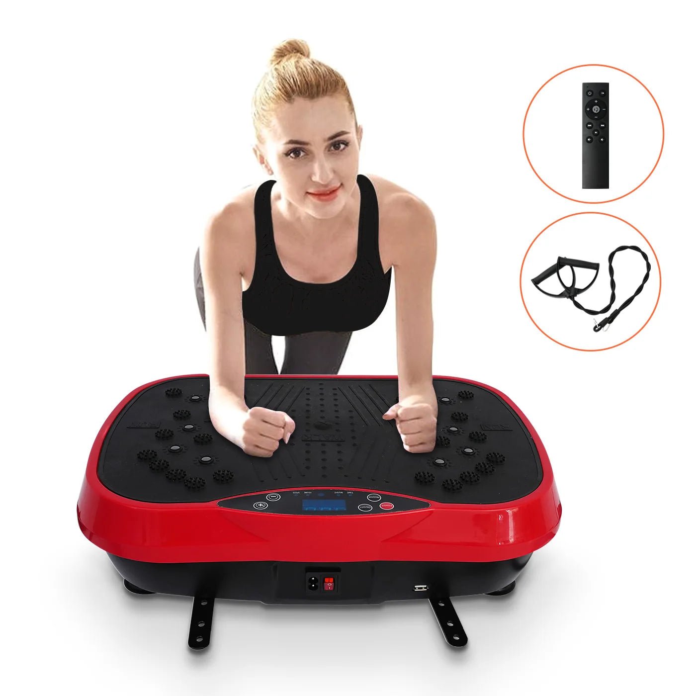 Vibration Plate Exercise Machine Fat - Burning Home Fitness Fat Slinger Shaping Whole Body Workout Portable Fitness Equipment - DivineLink1 | Electronics, Fitness, Household Essentials | Shop